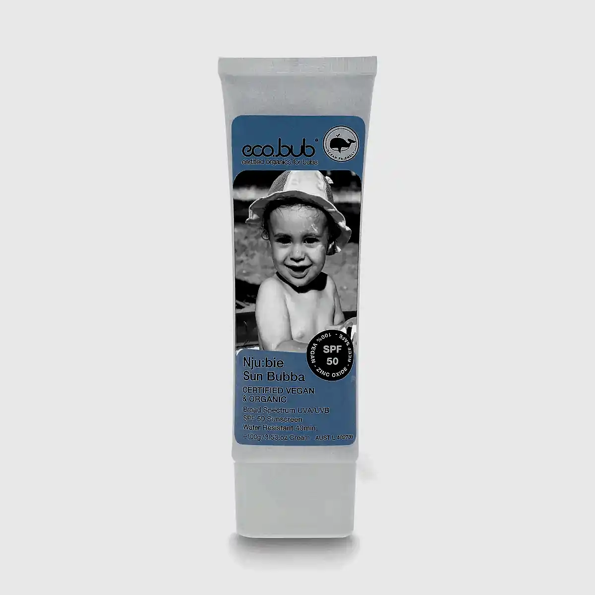 eco.bub Certified Organic & Vegan Sunscreen SPF50